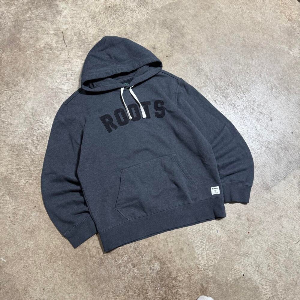 Black Roots Embroidered Logo Hoodie - Picture 4 of 8